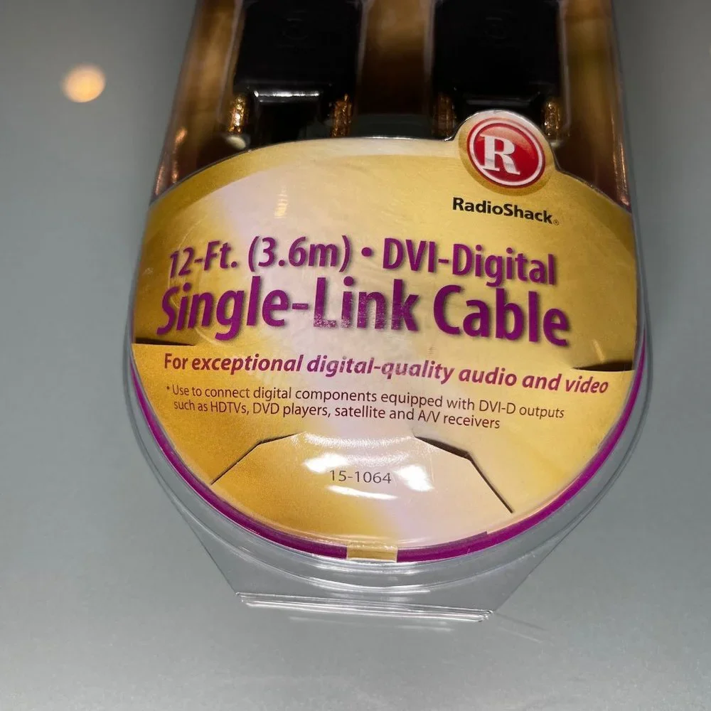 NEW! 12 foot DVI Audio/Video Cable with 24K Gold Plated Connectors